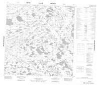 055D14 No Title Canadian topographic map, 1:50,000 scale