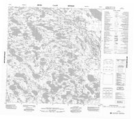 055D15 No Title Canadian topographic map, 1:50,000 scale