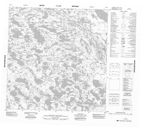 055D15 No Title Canadian topographic map, 1:50,000 scale