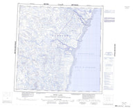 055D Hyde Lake Canadian topographic map, 1:250,000 scale