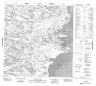 055E01 Eskimo Point Canadian topographic map, 1:50,000 scale