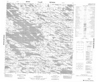 055E07 No Title Canadian topographic map, 1:50,000 scale