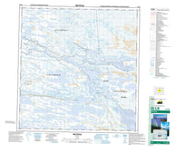 055E08 No Title Canadian topographic map, 1:50,000 scale