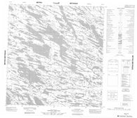 055E10 No Title Canadian topographic map, 1:50,000 scale