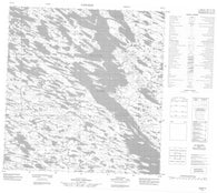 055E11 No Title Canadian topographic map, 1:50,000 scale