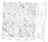 055E12 No Title Canadian topographic map, 1:50,000 scale