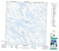 055E14 Tootyak Lake Canadian topographic map, 1:50,000 scale