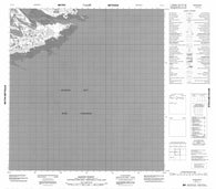 055F11 Sandy Point Canadian topographic map, 1:50,000 scale