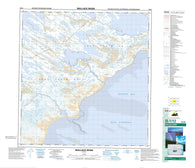 055F12 Wallace River Canadian topographic map, 1:50,000 scale