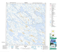 055F13 No Title Canadian topographic map, 1:50,000 scale