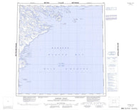 055F Dawson Inlet Canadian topographic map, 1:250,000 scale
