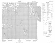 055K02 Mistake Bay Canadian topographic map, 1:50,000 scale