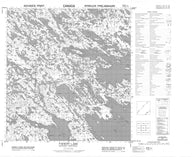 055K03 Fishery Lake Canadian topographic map, 1:50,000 scale