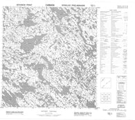 055K04 No Title Canadian topographic map, 1:50,000 scale