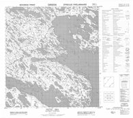 055K07 Pistol Bay Canadian topographic map, 1:50,000 scale