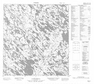 055K11 No Title Canadian topographic map, 1:50,000 scale