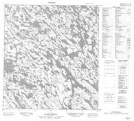 055K13 No Title Canadian topographic map, 1:50,000 scale