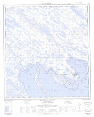 055K16 Rankin Inlet Canadian topographic map, 1:50,000 scale