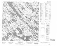 055L01 Southern Lake Canadian topographic map, 1:50,000 scale