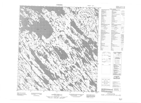 055L02 No Title Canadian topographic map, 1:50,000 scale