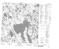 055L04 Carr Lake Canadian topographic map, 1:50,000 scale