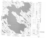 055L13 Kaminuriak Lake Canadian topographic map, 1:50,000 scale