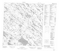 055L14 No Title Canadian topographic map, 1:50,000 scale