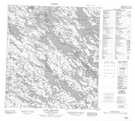 055M02 Banks Lake West Canadian topographic map, 1:50,000 scale