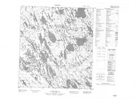 055M10 No Title Canadian topographic map, 1:50,000 scale