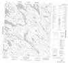 055M12 Kazan Falls Canadian topographic map, 1:50,000 scale