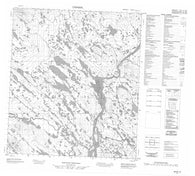 055M13 No Title Canadian topographic map, 1:50,000 scale