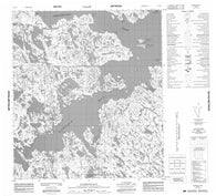 055N09 Barbour Bay Canadian topographic map, 1:50,000 scale