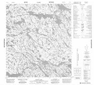 055N10 Butts Lake Canadian topographic map, 1:50,000 scale