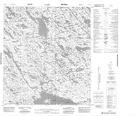 055N11 No Title Canadian topographic map, 1:50,000 scale