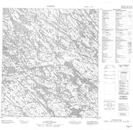 055N12 No Title Canadian topographic map, 1:50,000 scale