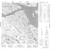 055N13 Round Island Canadian topographic map, 1:50,000 scale