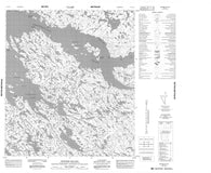 055N14 Bowser Island Canadian topographic map, 1:50,000 scale