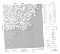 055O09 Cape Silumiut Canadian topographic map, 1:50,000 scale