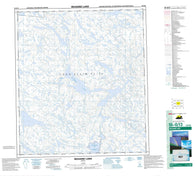 055O13 Richard Lake Canadian topographic map, 1:50,000 scale