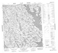 055O16 Winchester Inlet Canadian topographic map, 1:50,000 scale