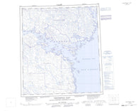 055O Chesterfield Inlet Canadian topographic map, 1:250,000 scale