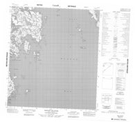 055P13 Bailey Islands Canadian topographic map, 1:50,000 scale