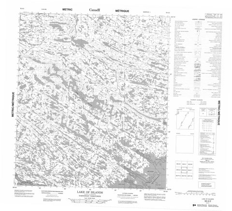 056A02 Lake Of Islands Canadian topographic map, 1:50,000 scale