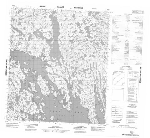 056A04 No Title Canadian topographic map, 1:50,000 scale