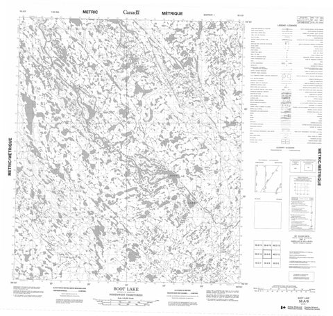 056A09 Boot Lake Canadian topographic map, 1:50,000 scale