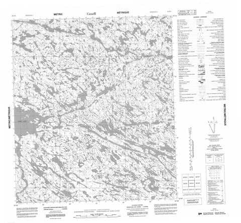 056B03 No Title Canadian topographic map, 1:50,000 scale