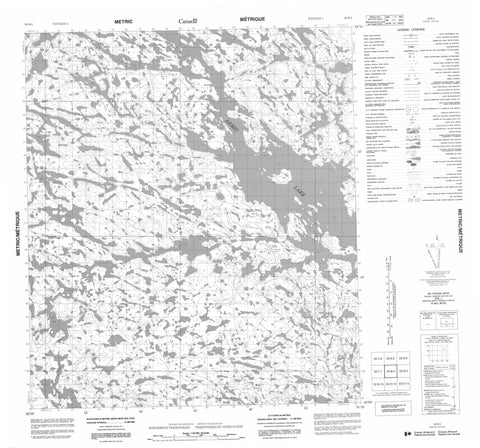 056B04 No Title Canadian topographic map, 1:50,000 scale