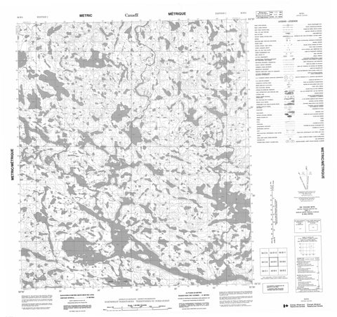 056B05 No Title Canadian topographic map, 1:50,000 scale