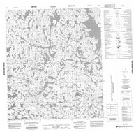 056B06 No Title Canadian topographic map, 1:50,000 scale