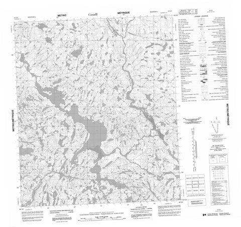 056B09 No Title Canadian topographic map, 1:50,000 scale